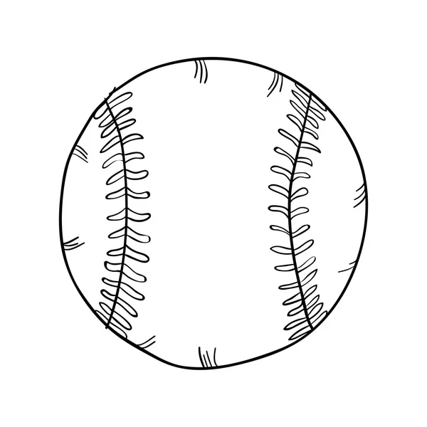 Attrezzature palla da baseball — Vettoriale Stock