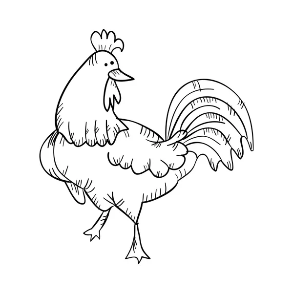 Disegno disegnato animale — Vettoriale Stock