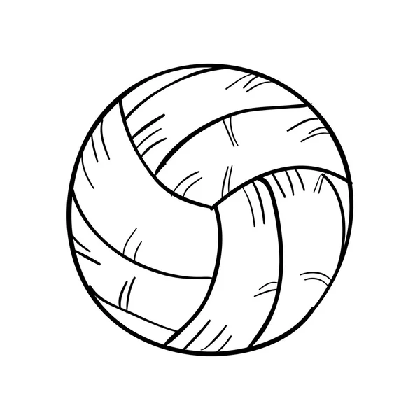 Volleybal sport bal — Stockvector