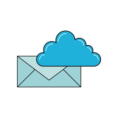 Zarf iletisi ile sosyal medya simge