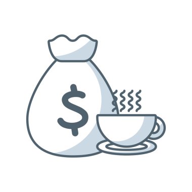 para çantası ile iş simgesi