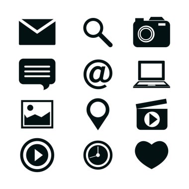 izole sosyal medya kümesi