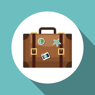 bavul retro tatil tasarım seyahat