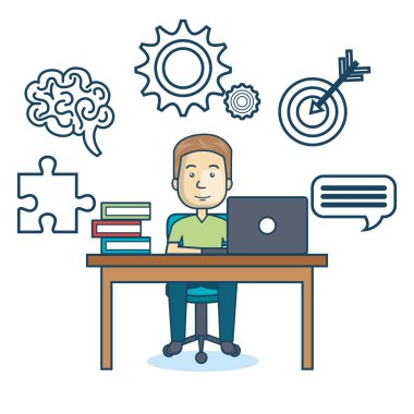 online adam Danışma dizüstü eğitim