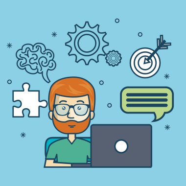 adam eğitim online laptop tasarım ile