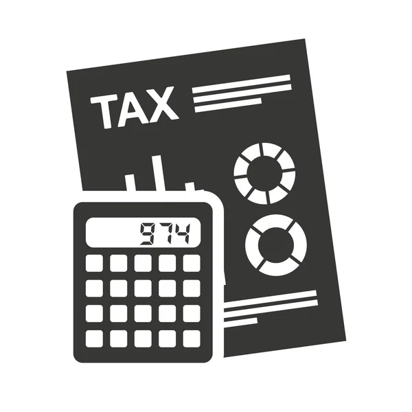 Fiscale receip papieren document — Stockvector