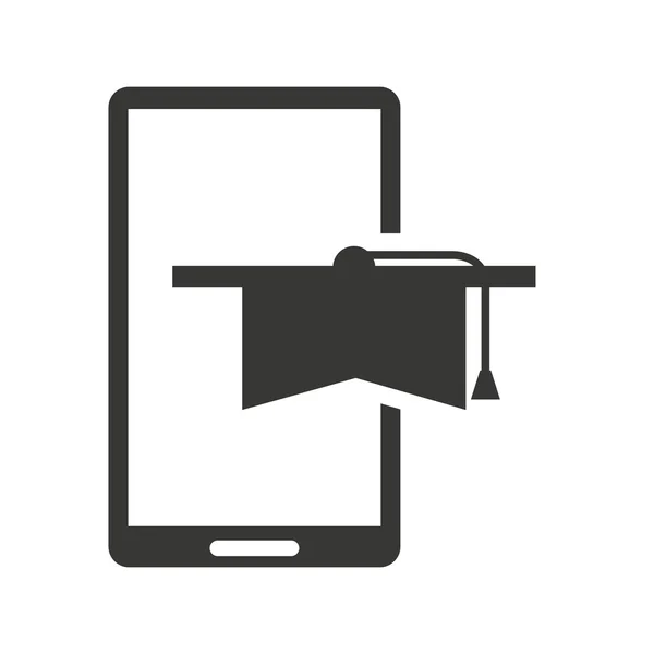 Leren elektronische concept pictogram — Stockvector