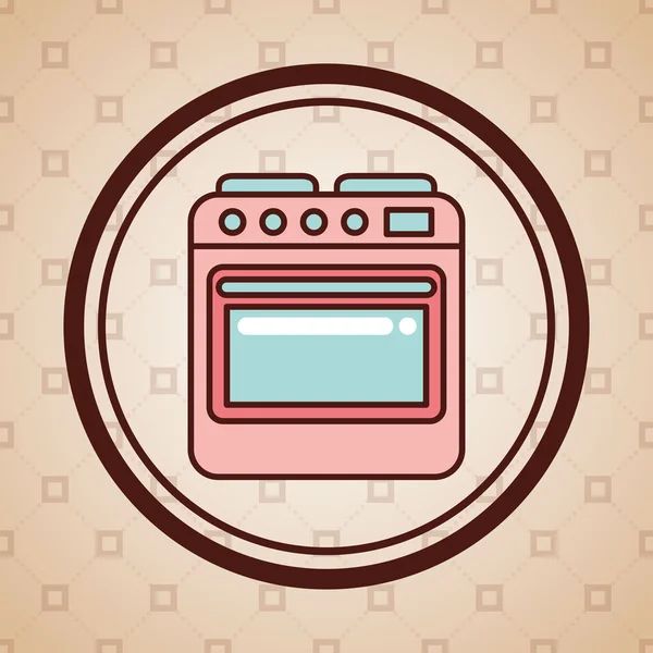 Kitchen appliance supply icon — Stock Vector