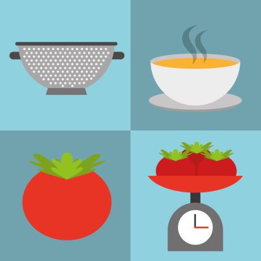 yemek sağlıklı gıda simgesi