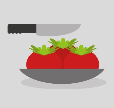 yemek sağlıklı gıda simgesi