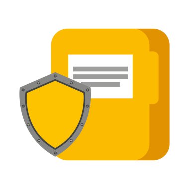 kalkan güvenlik sistemi düz simgesi