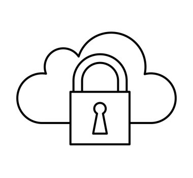 iş güvenlik kavramı düz simgeler