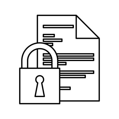 iş güvenlik kavramı düz simgeler