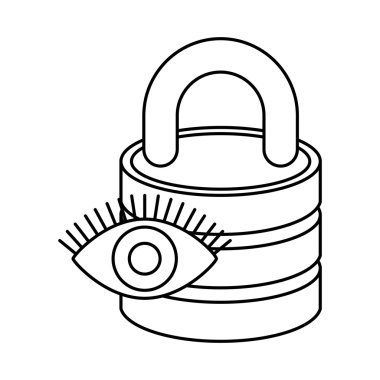 iş güvenlik kavramı düz simgeler
