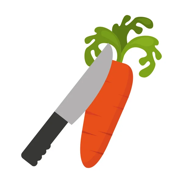 Cozinhar ícone de comida vegetariana — Vetor de Stock