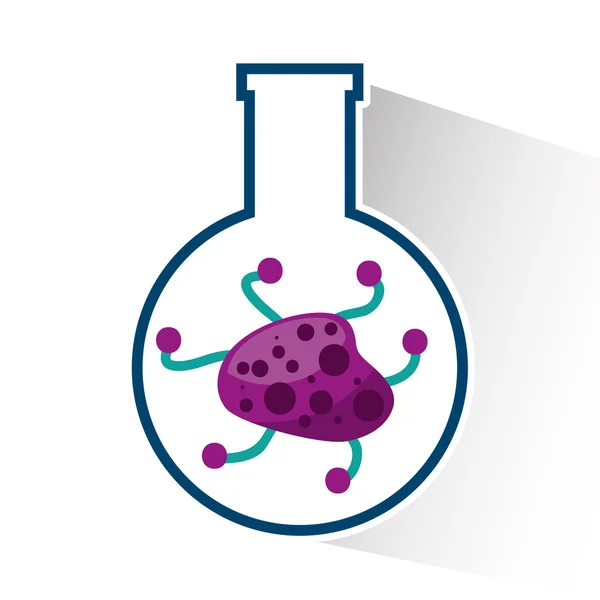 Buis test laboratorium experiment pictogram — Stockvector