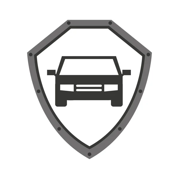 Іконка бізнесу страхування автомобілів — стоковий вектор