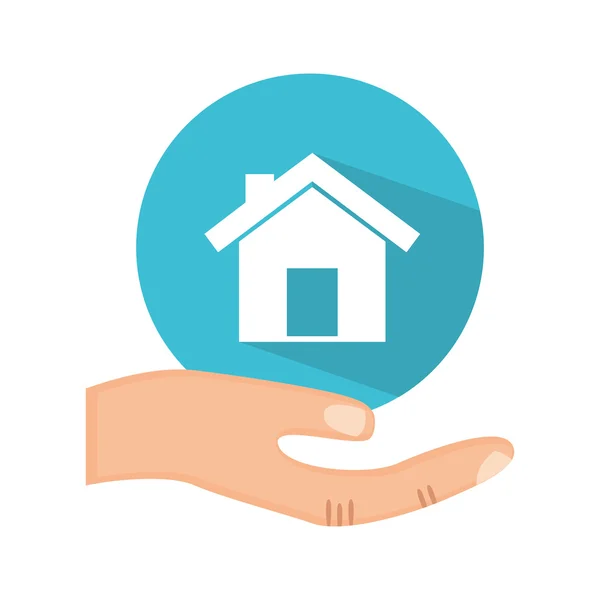 Home insurance property concept icon — Stock Vector