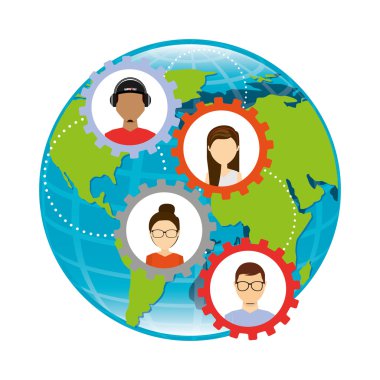 ekip çalışması insanlar iş simgesi