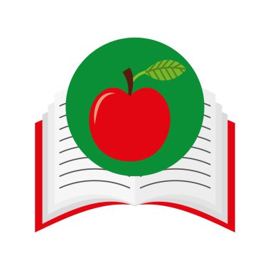 kitap okul eğitim simgesiyle