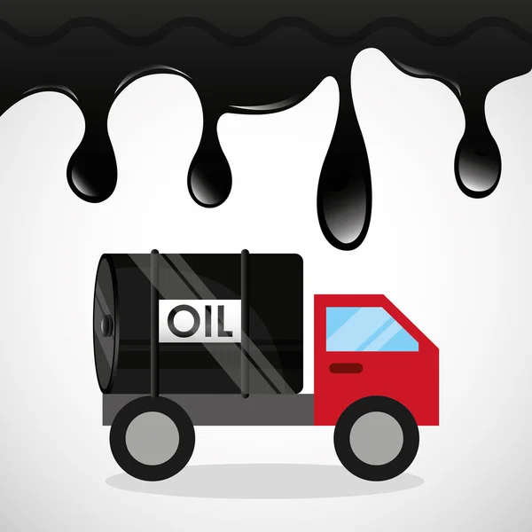 石油価格の石油産業 — ストックベクタ
