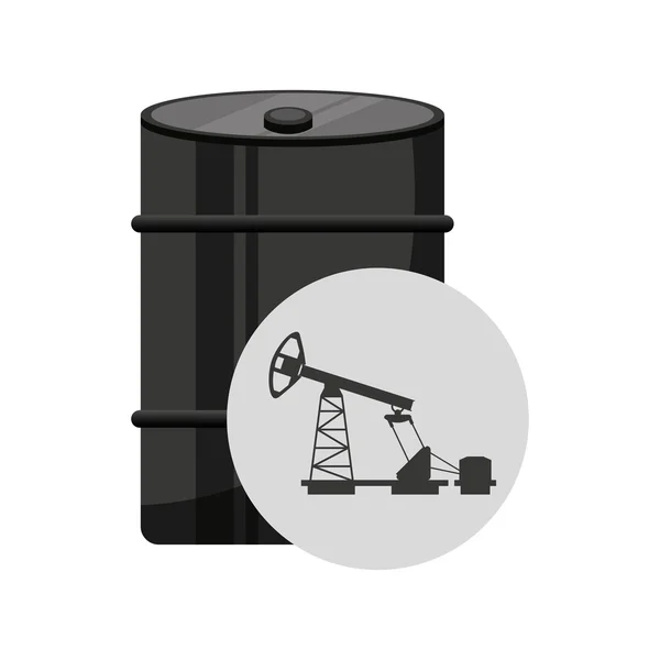 Icona dell'industria petrolifera barile — Vettoriale Stock