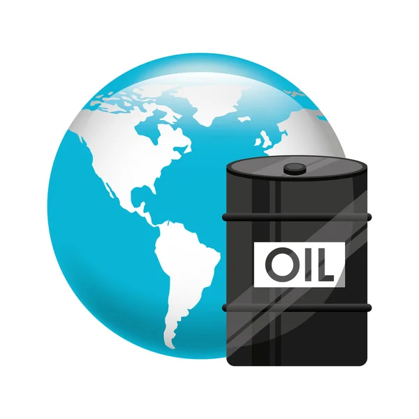 每桶石油行业图标 — 图库矢量图片