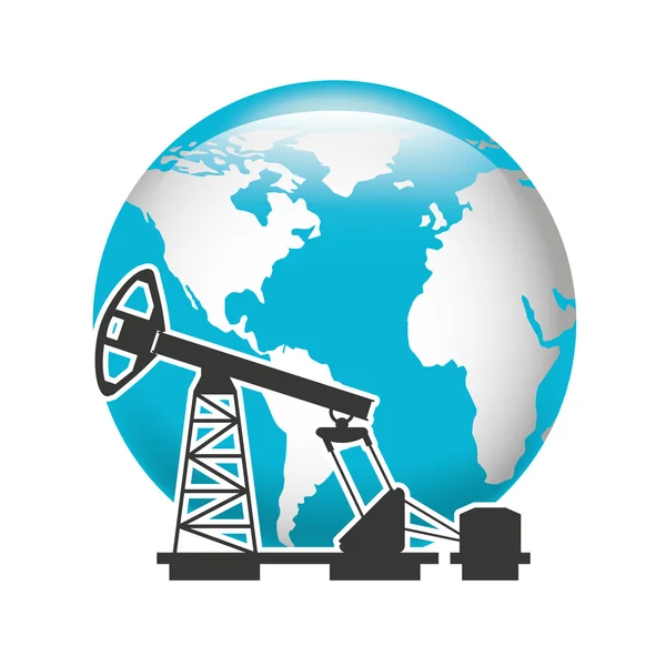 石油行业业务图标 — 图库矢量图片