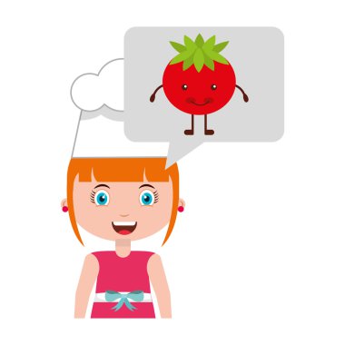 Menü konuşma balonu çocuklar