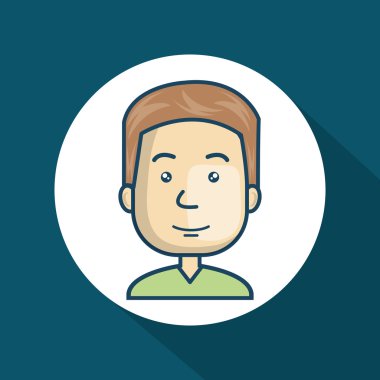 karakter adam avatar Internet grafiği