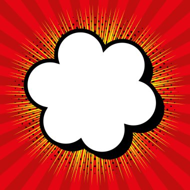 bulut komik konuşma tasarım