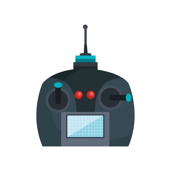 Icono drone control remoto gráfico — Vector de stock