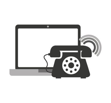 dizüstü bilgisayarınızla iletişim simgesi