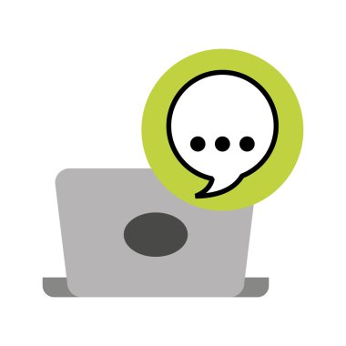 dizüstü bilgisayarınızla iletişim simgesi