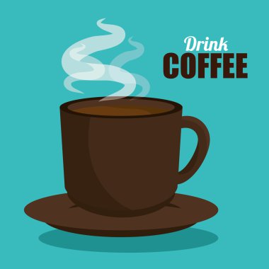 içki Kupası kahve sıcak grafiği