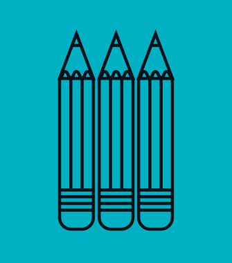 çizgi film üç kalem okul tasarım