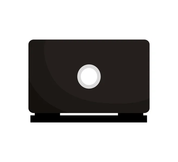 Tecnología portátil icono digital gráfico — Vector de stock