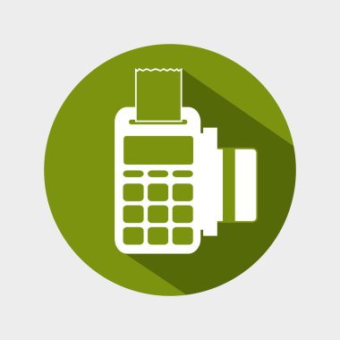 dataphone kredi kartı para simgesi tasarım