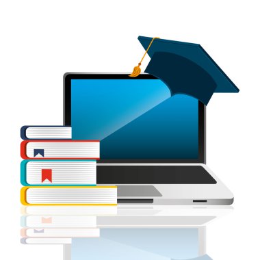 Mezuniyet okul amblemi simgesi