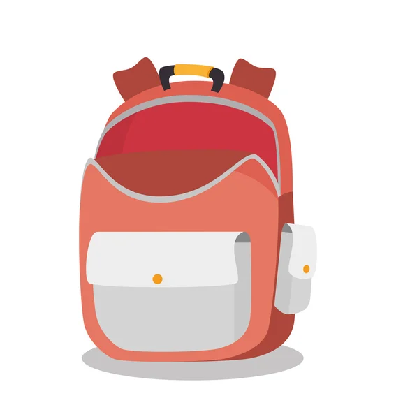 Σχεδιασμός σχολική τσάντα σακίδιο — Διανυσματικό Αρχείο