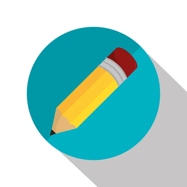 Tužky školní ikonu nástroj design — Stockový vektor