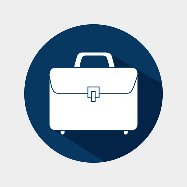 孤立的手提箱组合业务 — 图库矢量图片