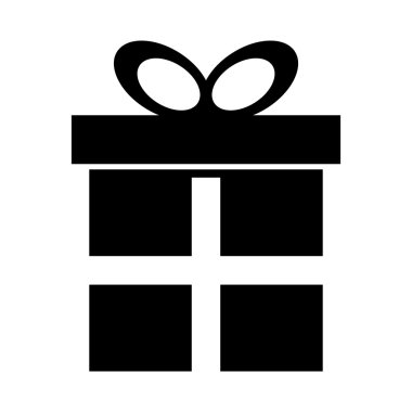 hediye kutusu izole edilmiş simge