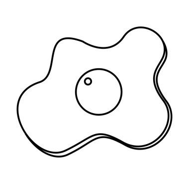 lezzetli yumurta kızarmış simgesi