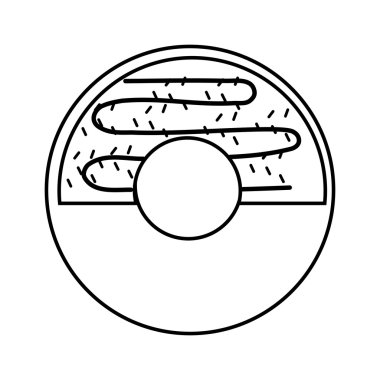 lezzetli tatlı çörek simgesi