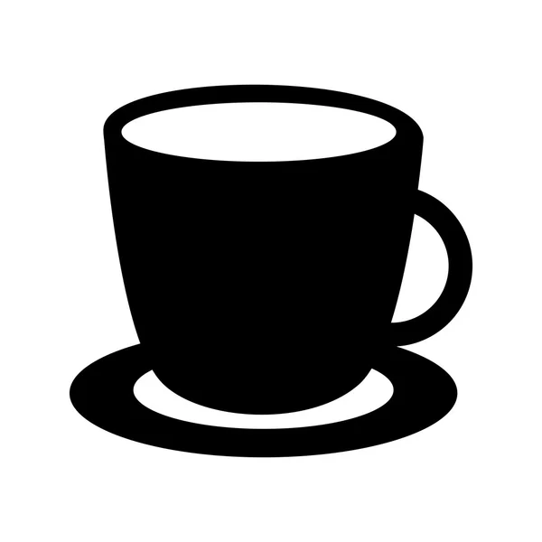 Café bebida taza icono — Archivo Imágenes Vectoriales