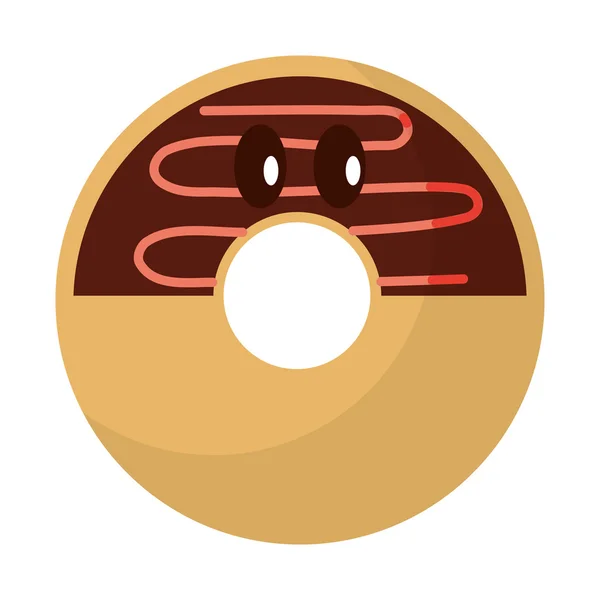 Köstliche süße Donut-Symbol — Stockvektor