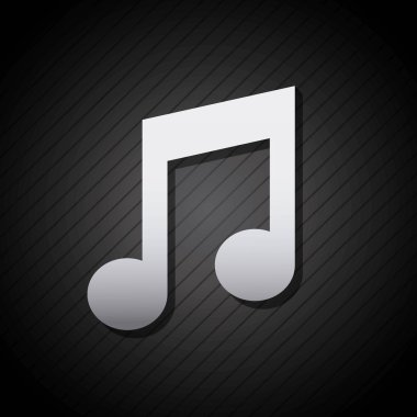 müzik Not izole simgesi