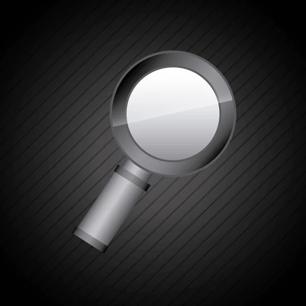 Loupe icône de recherche — Image vectorielle