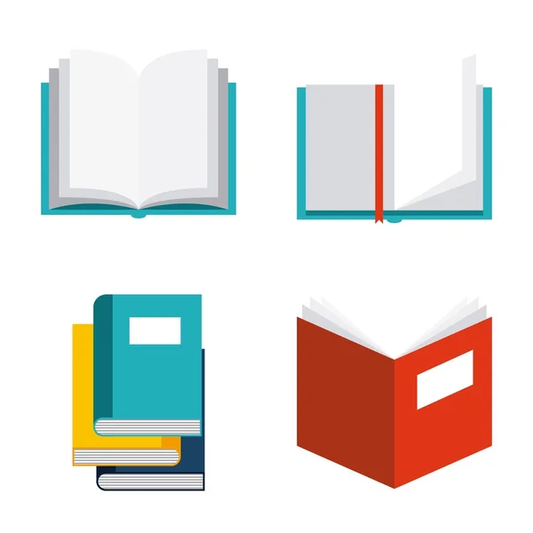 School supplies study icon — Stock Vector